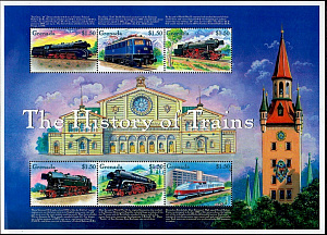 Гренада, 2000, Немецкие поезда, лист